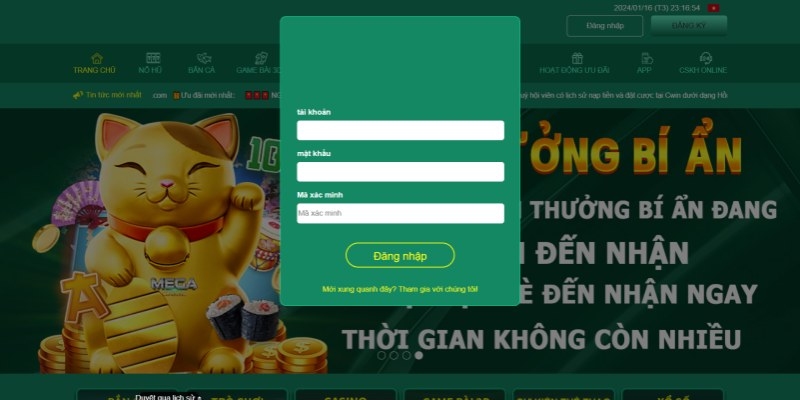 Cách tạo tài khoản thành viên chính thức nhà cái